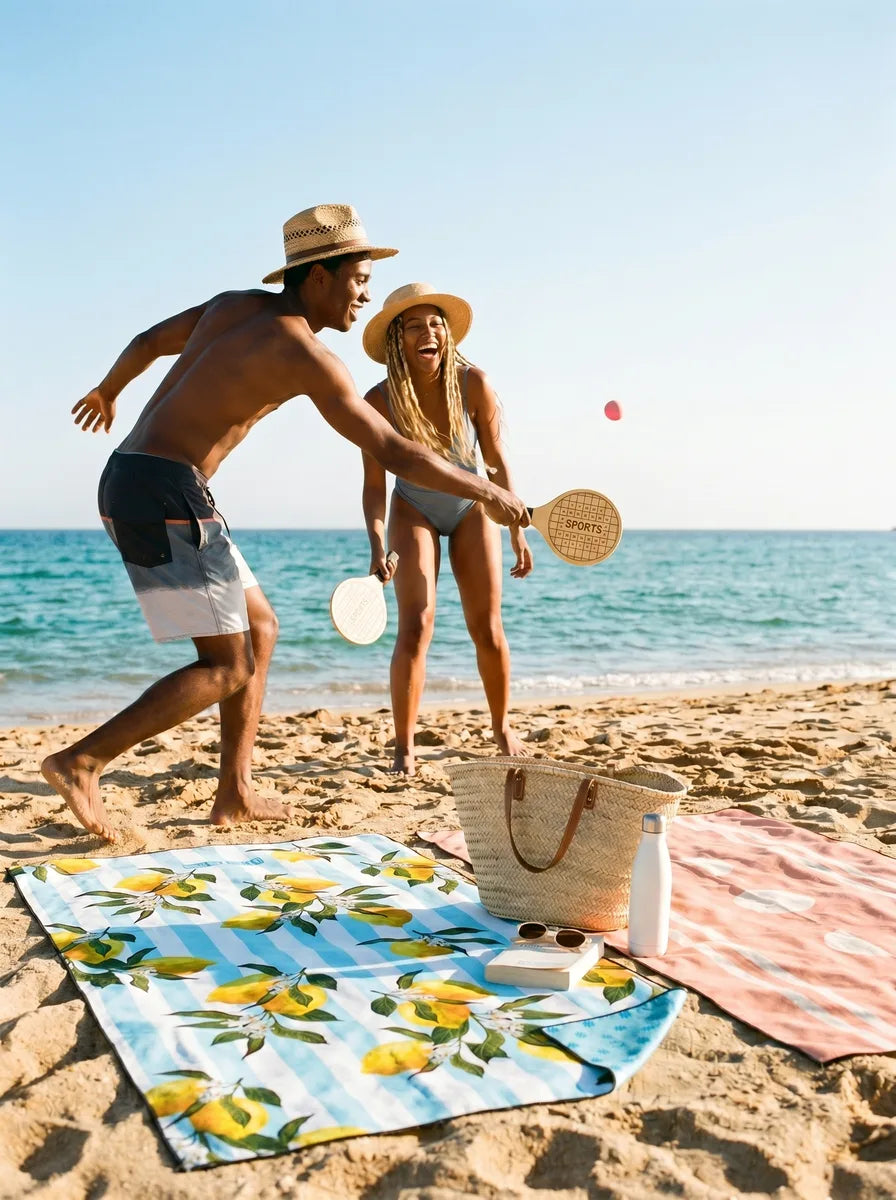 Strandracket Set Hout - 2