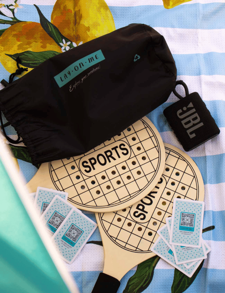 Strandracket Set Hout - 4