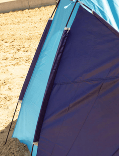 Strandtent Blauw – Zilvercoating 270x120 cm thumb 3