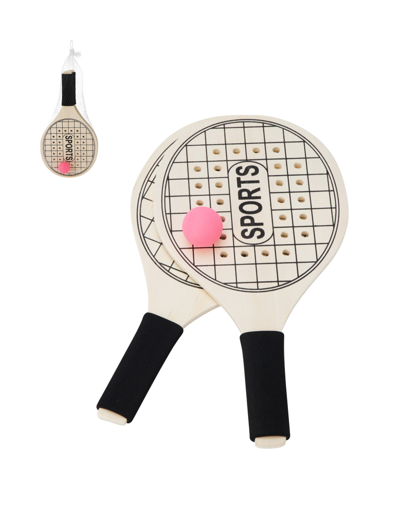 Strandracket Set Hout